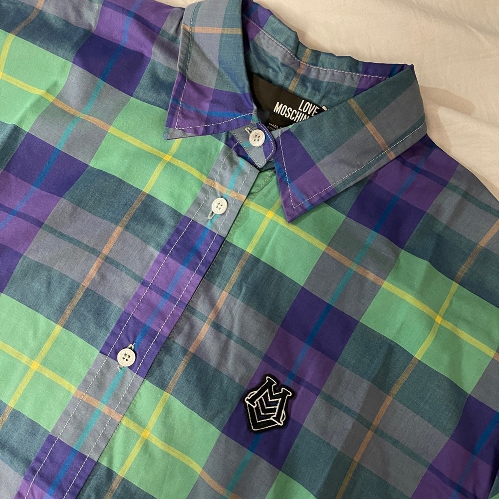 Moschino Collared Shirt Dress